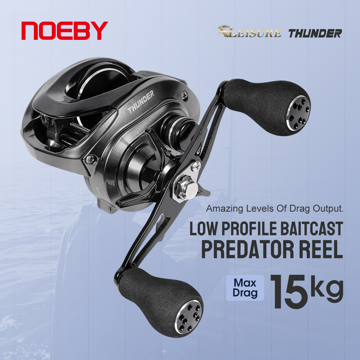Abu Garcia Reel Max - Kołowrotek castingowy Noeby, magnetyczny system hamowania,